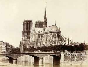 ノートルダム（Apse） 作： Edouard Denis Baldus